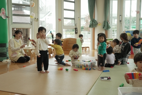 体育館での遊び